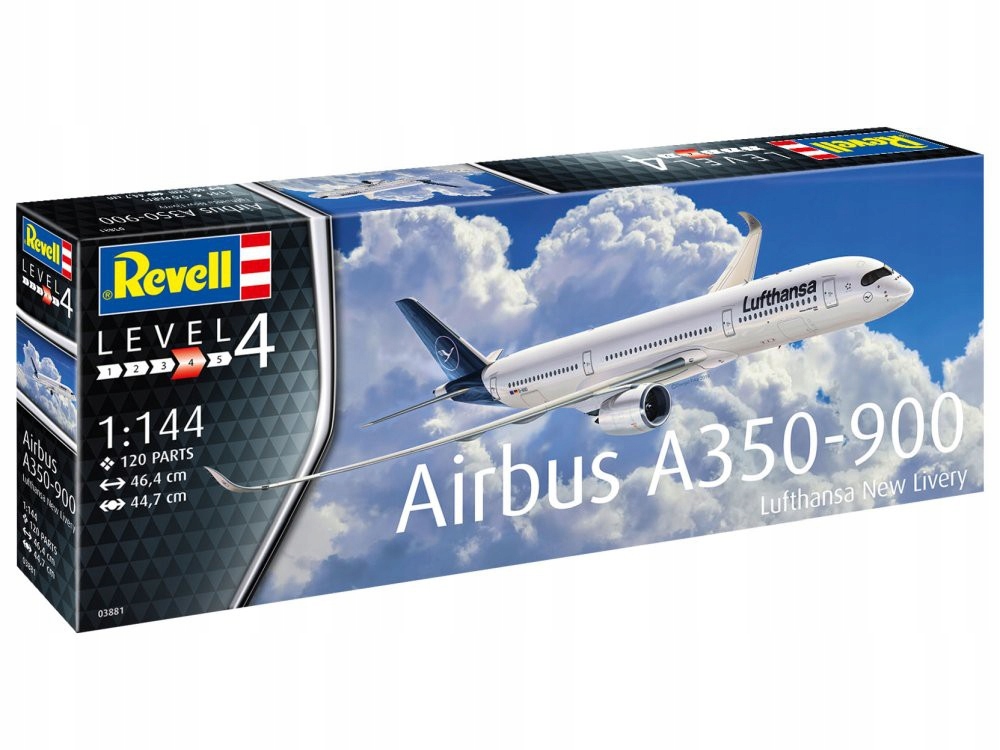 1:144 Airbus letadlo A350-900 Lufthansa Revell 03881