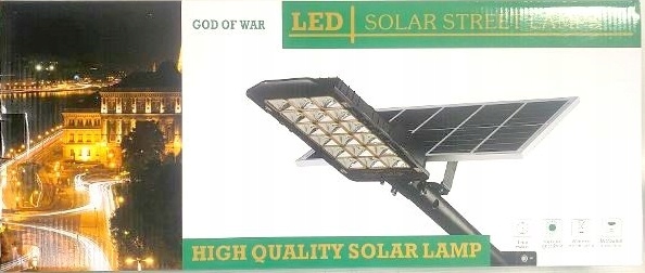 Lampa Solárna 400W Tyč Veľmi Dobrá Kvalita JD-557