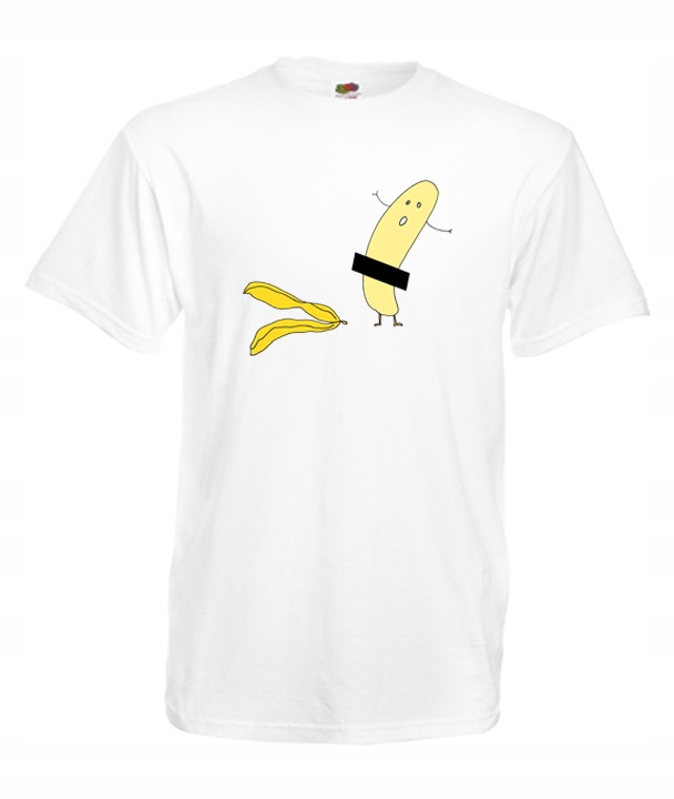 

M Koszulka Męska Banan Obrany Śmieszne Sztuka