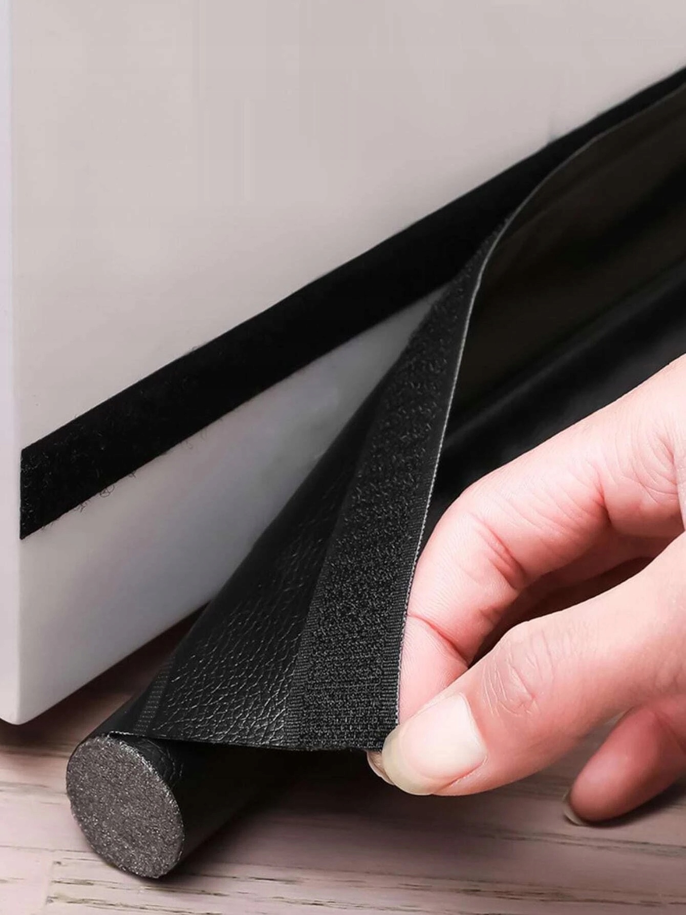 LISTWA USZCZELNIAJĄCA USZCZELKA DO DRZWI NA RZEP Wysokość 80 mm