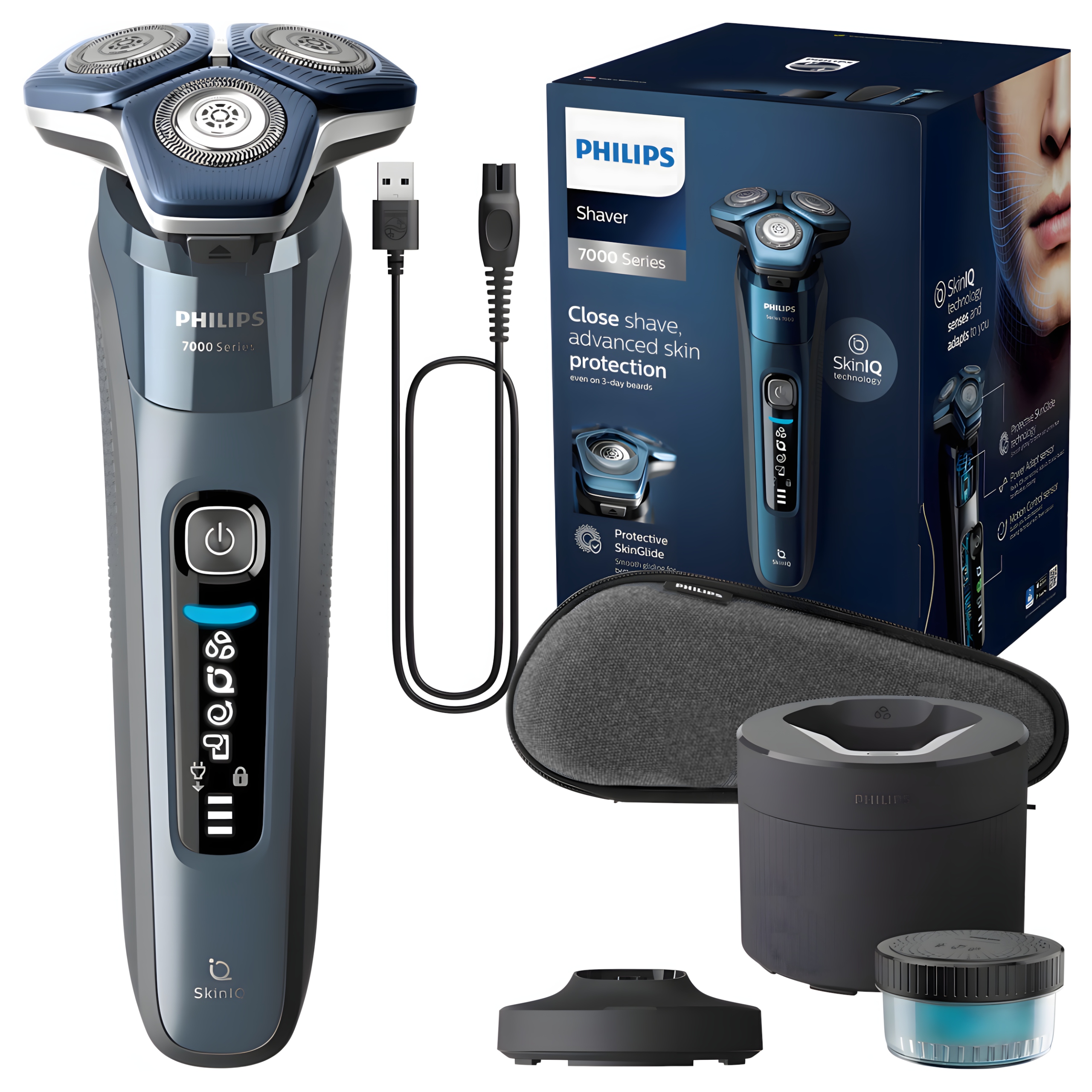 Elektrický strojek na vousy a strniště Philips Series 7000 S7882/55