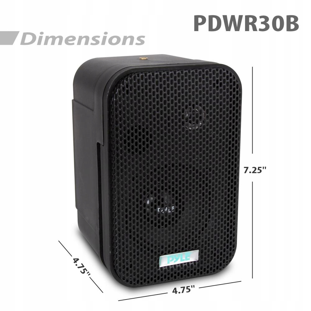 Głośnik Pyle Pro PDWR30B 3.5" 150W czarne EAN (GTIN) 0068888882224