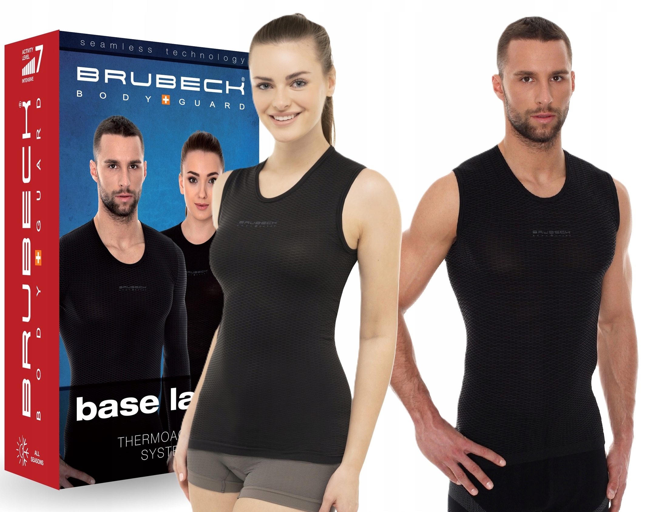 Brubeck męska potówka oddychający bezrękawnik -XL