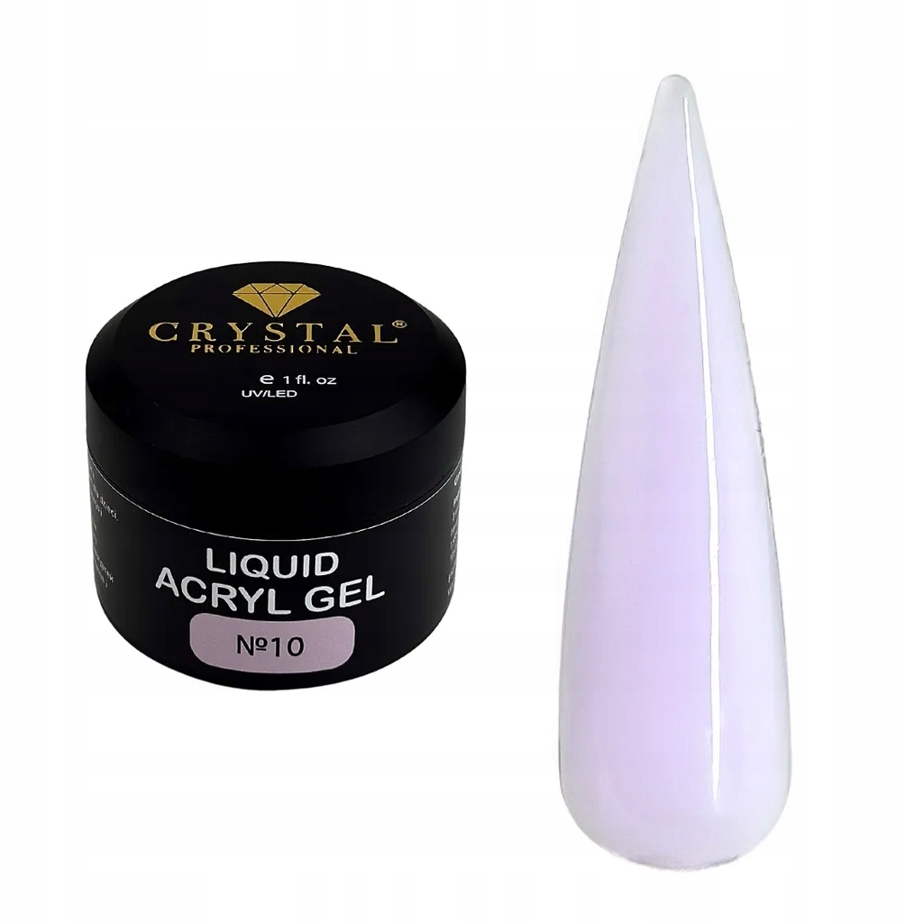 Liquid Acryl Gel #10 Crystal Professional Żel do wzmocnienia paznokci