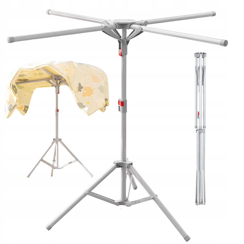 Levně Sušák Se 4 Rameny Pro Vnitřní I Venkovní Balkon Bez Montáže