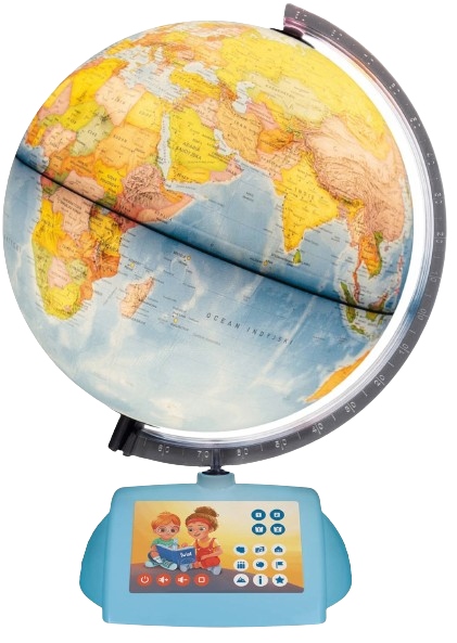 GLOBUS CZYTAJ Z ALBIKIEM INTERAKTYWNY EDUKACYJNY ALBI ATLAS ŚWIATA MÓWIĄCY Marka Albi