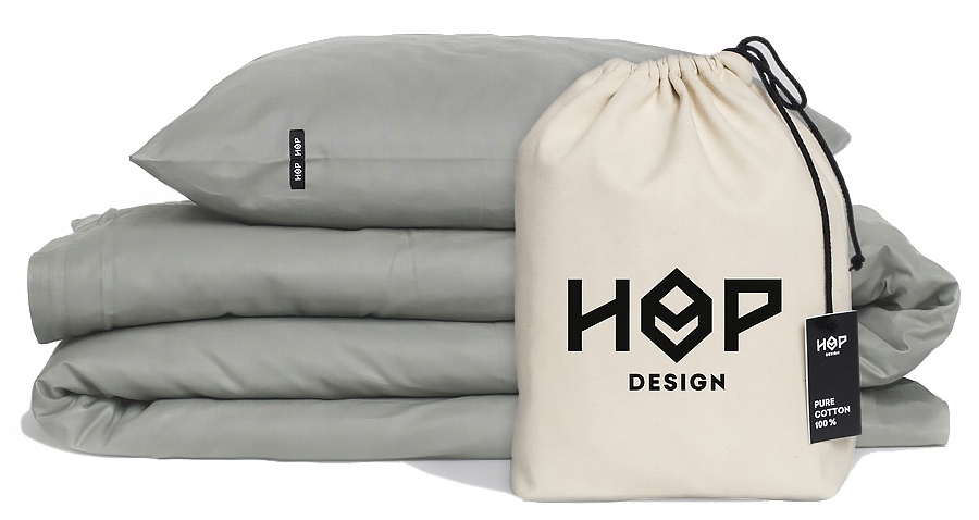 

Pościel bawełna 220x200 oraz 2x70x80 Ciemny Szary