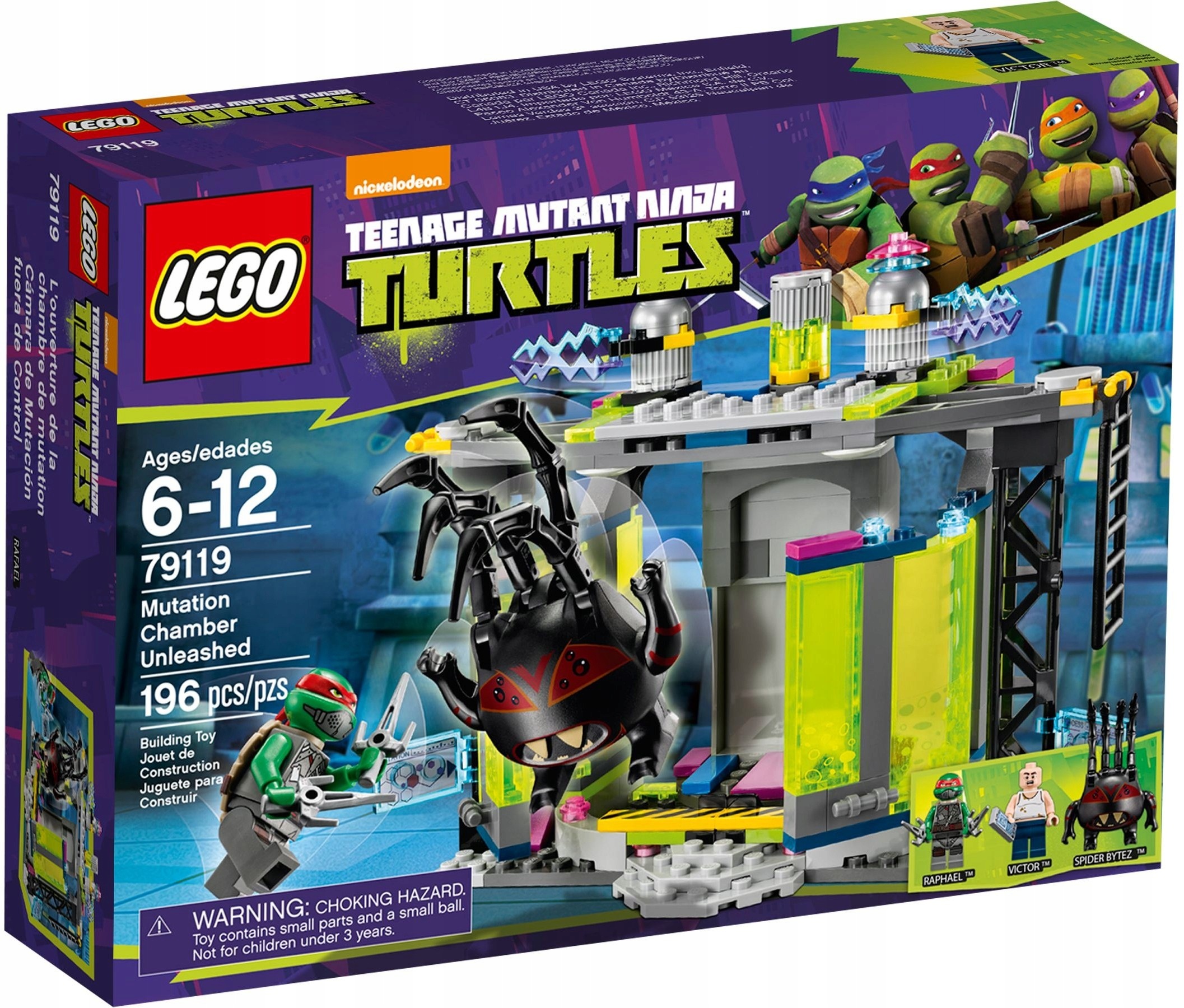 Lego Teenage Mutant Ninja Turtles 79119 Mutační komora Nové