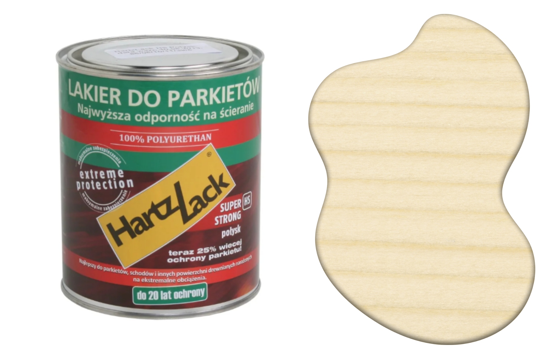 Výkonný lak na parkety Bezbarvý Ochranný Odolný Silný Bezbarvý 0,75L