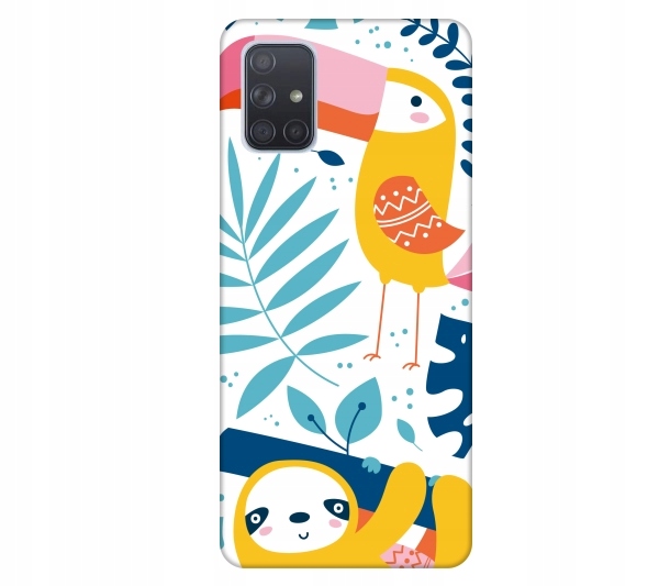 

Etui wzory do Samsung Galaxy A71 Tukan i leniwiec