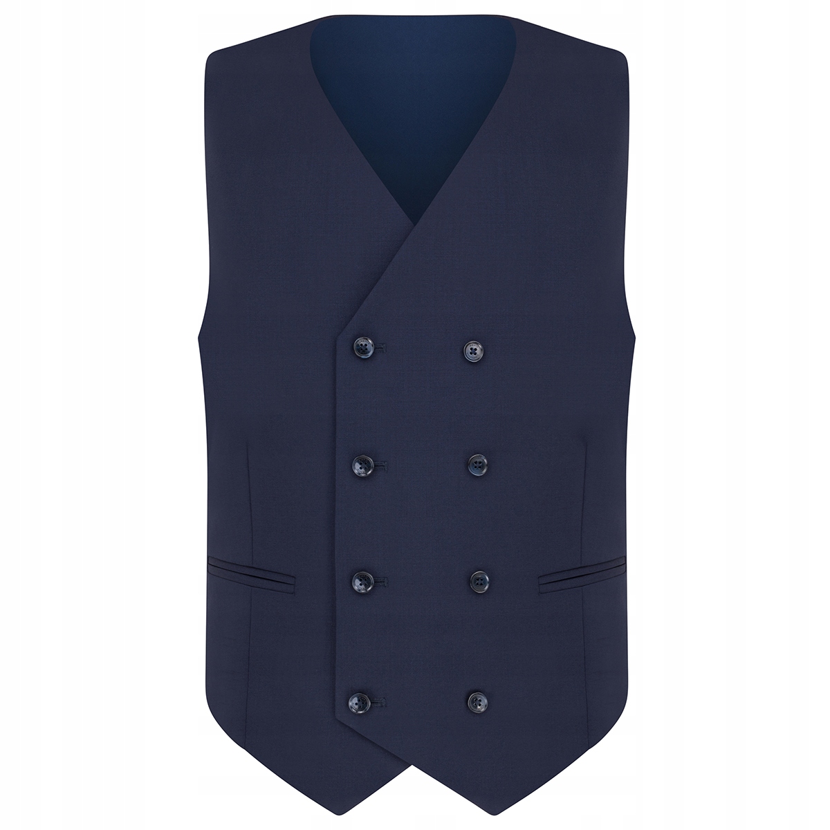 Tmavě modrá pánská obleková vesta 100% vlna Pako Lorente vel 48