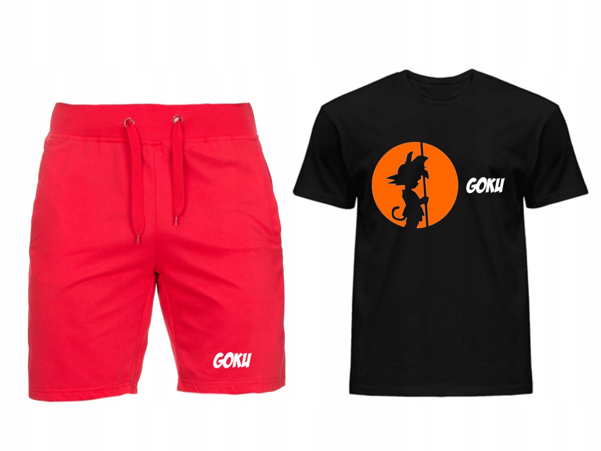 Sada Pánského Trička A Krátkých Kraťasy Goku XXL