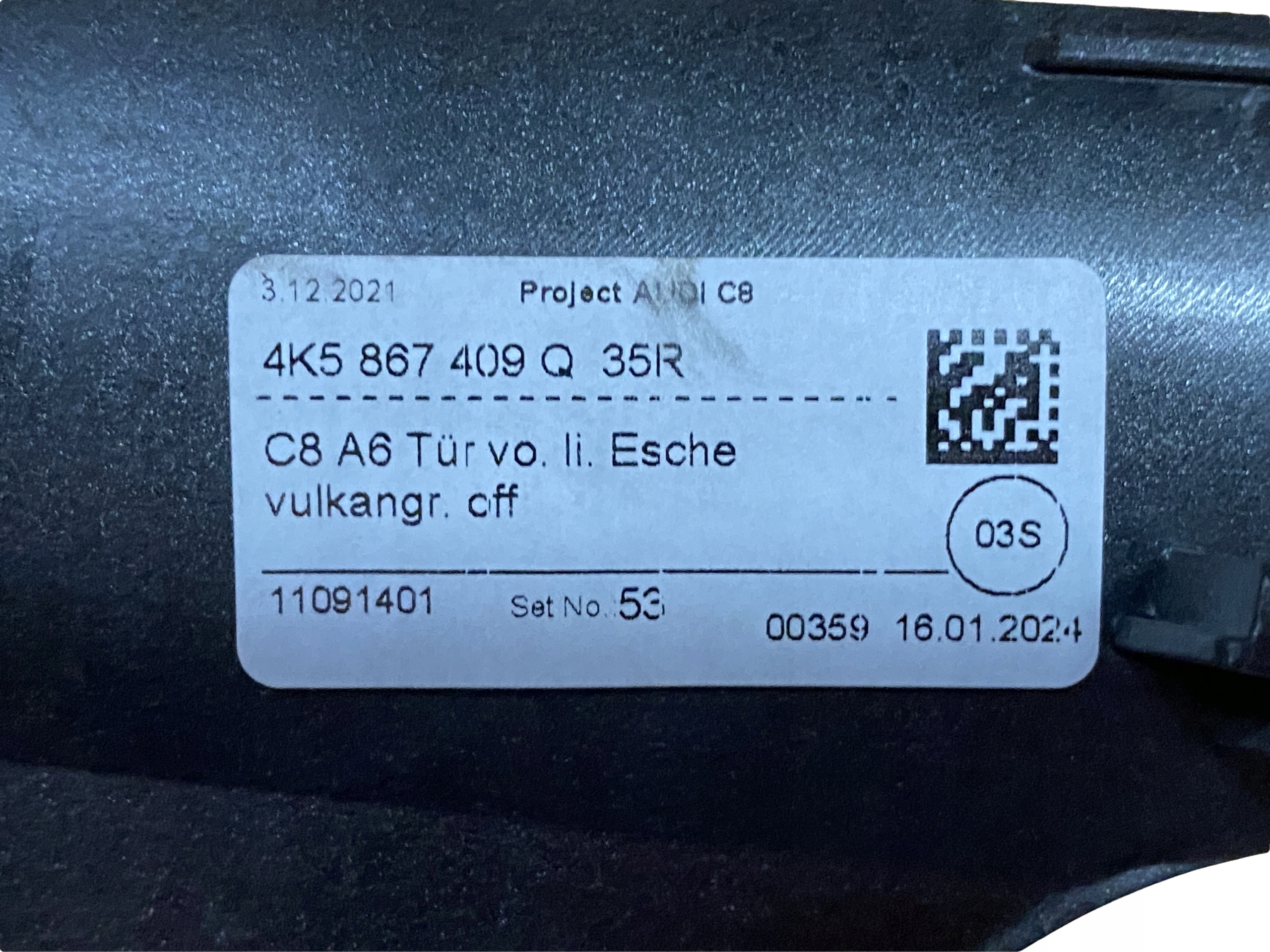 AUDI A6 4K C8 listák DEKORY bent fa