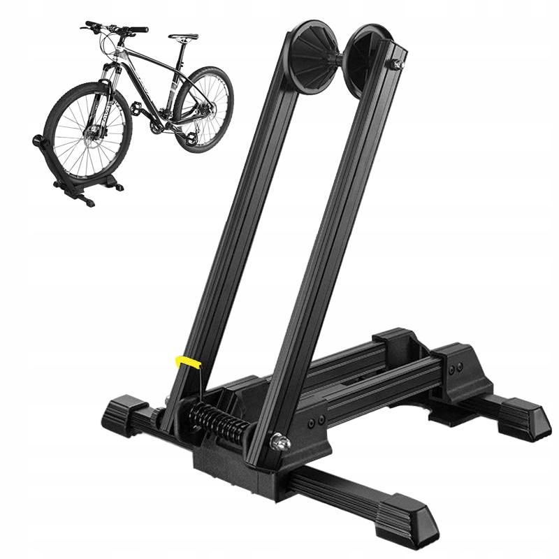 Stojan na kolo do garáže, svislý, černý, skládací, robustní