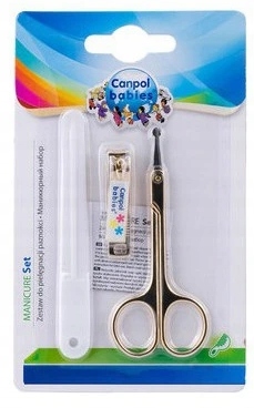 Canpol Zestaw Do Paznokci nożyczki cążki pilniczek Marka Canpol babies