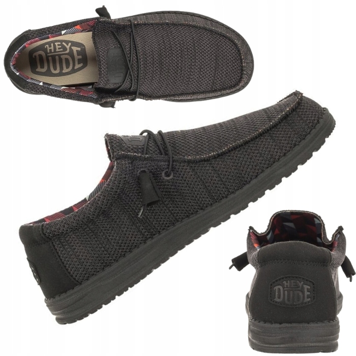 Hey Dude Pánské Polobotky Pohodlné Látkové Boty Lehké Mokasíny vel. 45