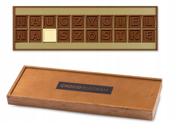 Czekoladowy Telegram Na Dzień Nauczyciela Nauczyciel na szóstkę