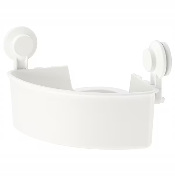 

Ikea pojemnik kosz z przyssawkami Tisken narożny