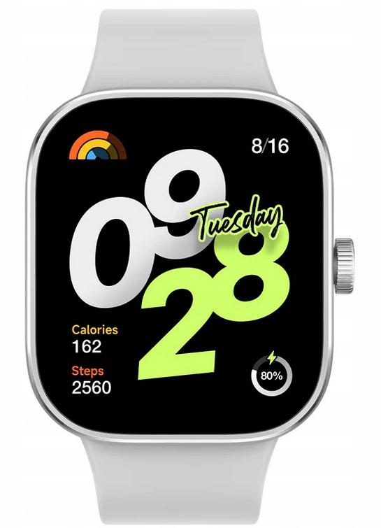 Smartwatch Xiaomi Redmi Watch 4 1,97” GPS 41 mm szary Waga 400 g