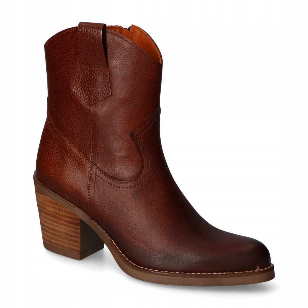 Kotníkové Boty Hee 25774 Koniak lico 36