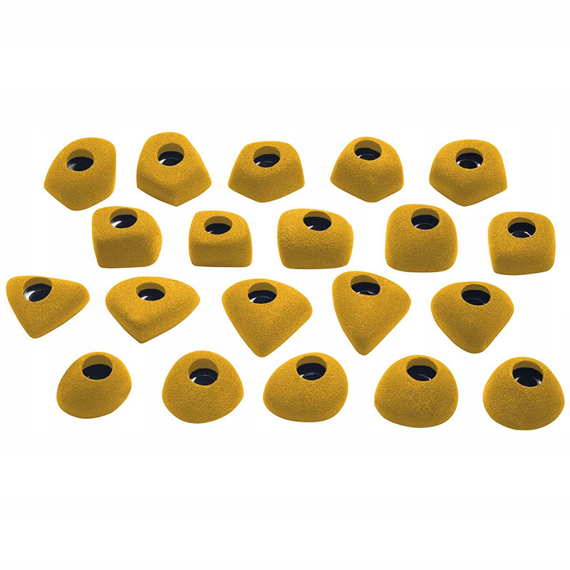 Ocun Footholds Set 1 Bolt-on Yellow