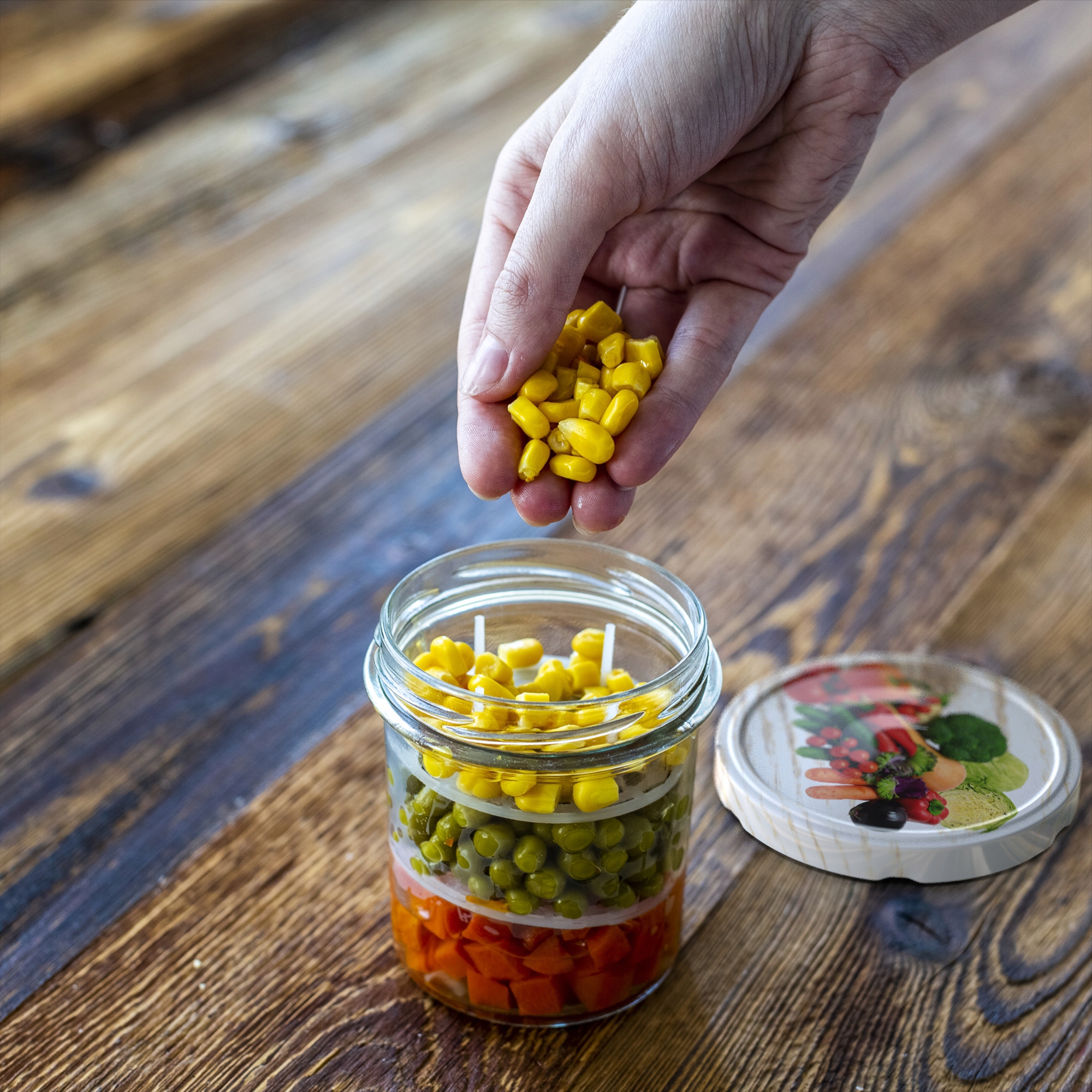 DOCISK DO PRZETWORÓW SŁOIKÓW PRZEKŁADKA DOCIĘCIE Linia Biowin