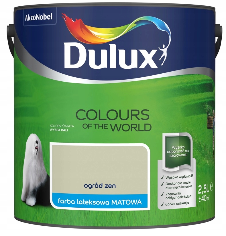 

Farba Dulux Świata- ogród zen, 2.5l