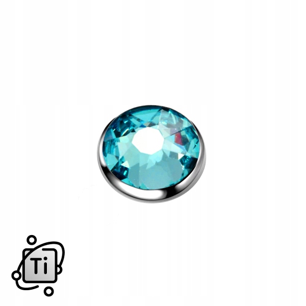 

Top Do Dermala srebrny G23 cyrkonia Blue Z. 1,6/4