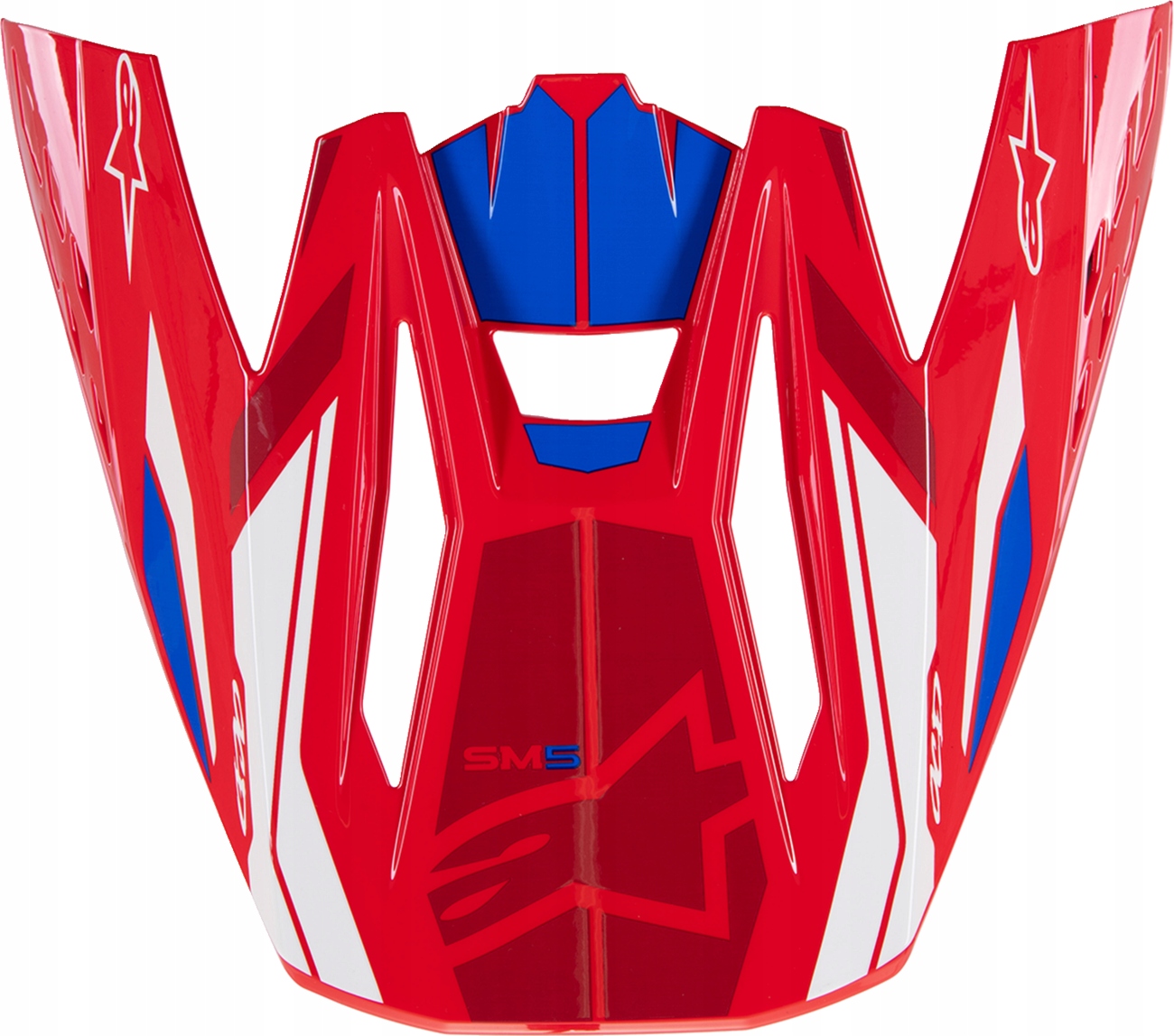 Kryt na prilbu Alpinestars SM5 Action 2 red/blue