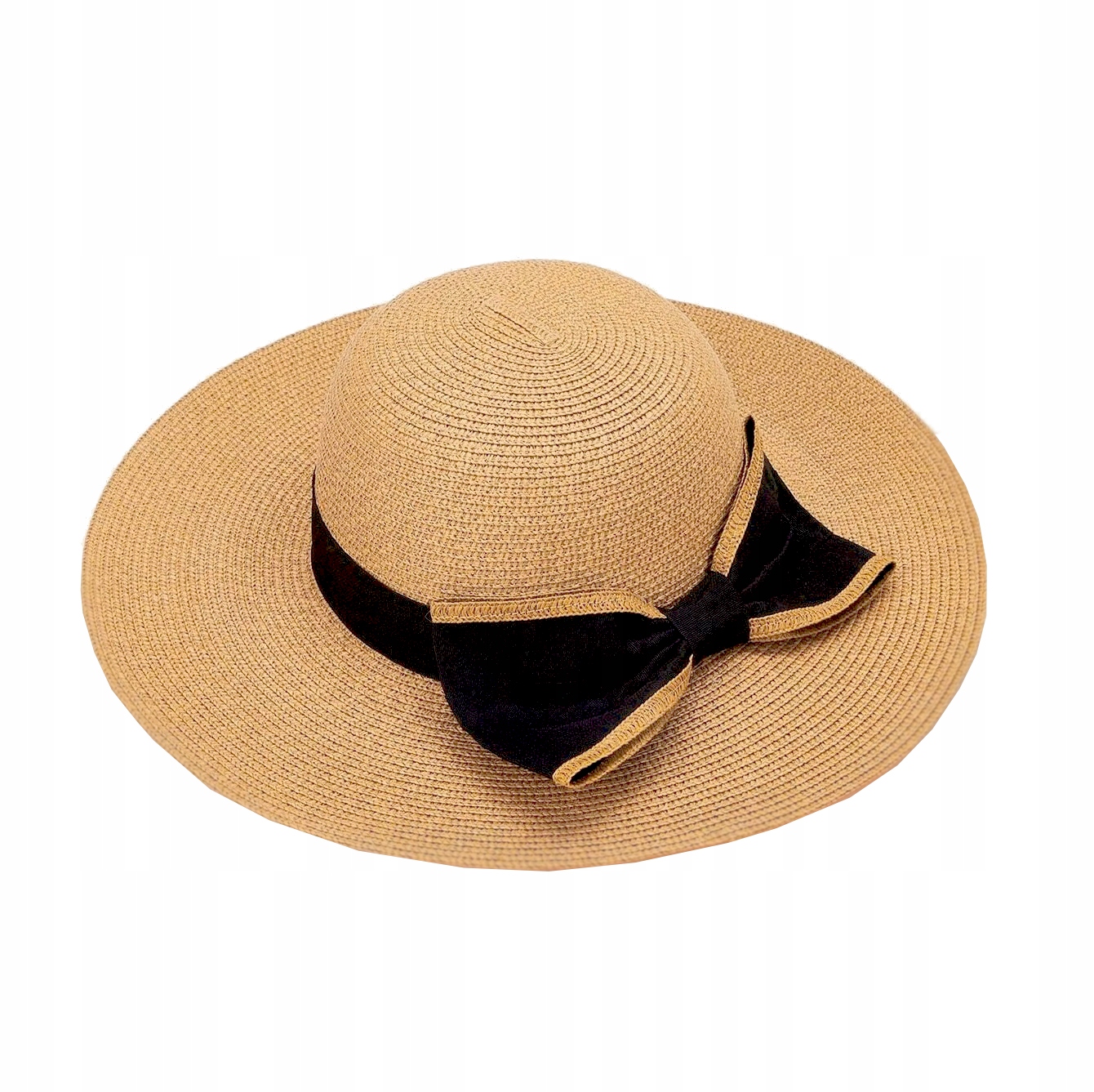 

Kapelusz damski słomkowy plażowy letni z kokardą