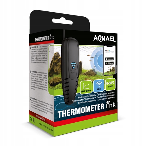 Levně Elektronický teploměr Aquael Thermometer Link s WiFi dálkové měření