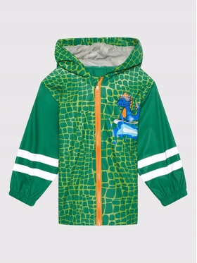 Playshoes Kurtka przeciwdeszczowa Chłopiec zielony 408403