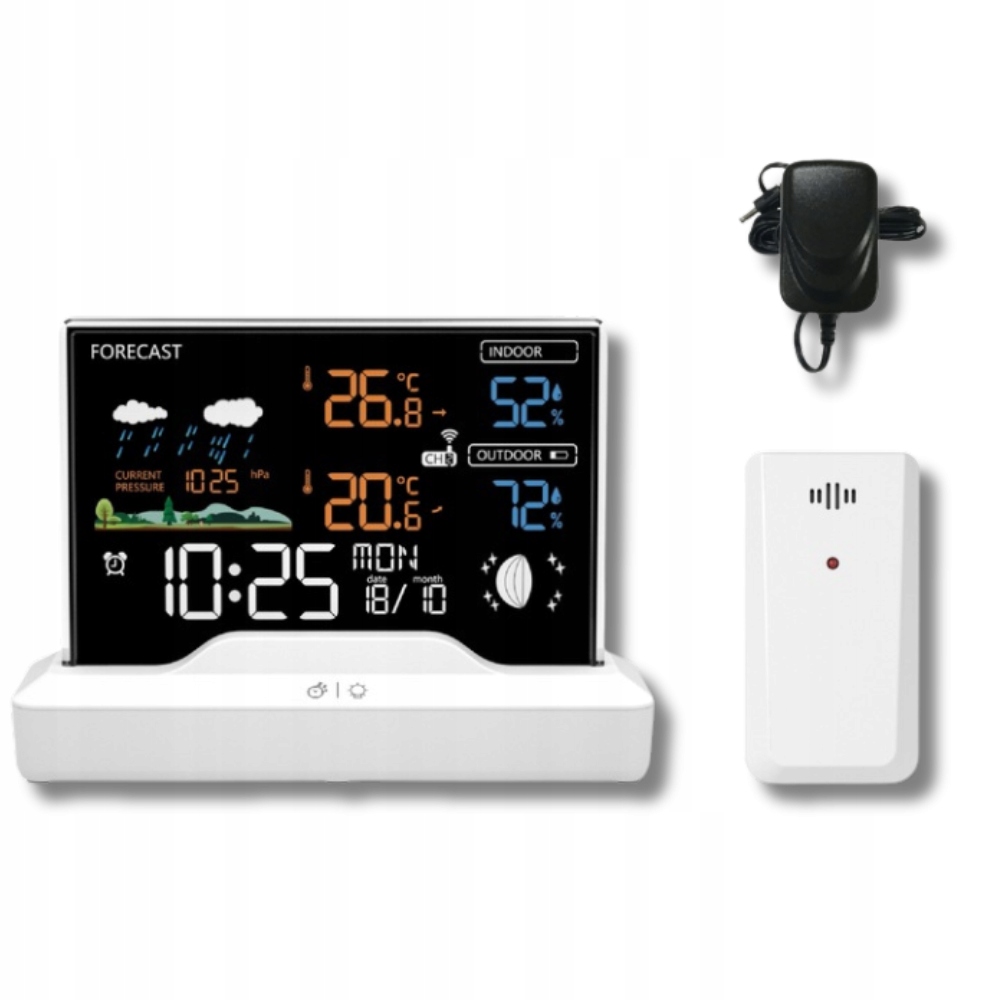 Bezdrátová meteorologická stanice Meteo vlhkoměr barometr