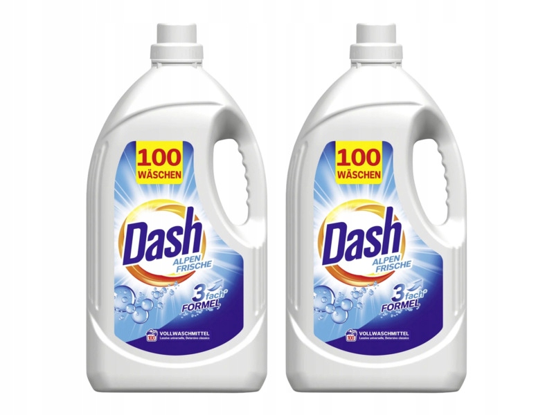 Żel do prania Dash White 2 x 5000 ml