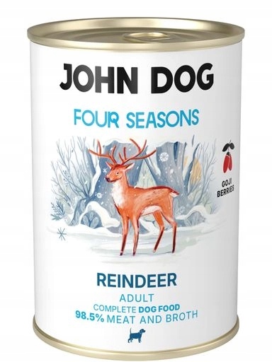 5x JohnDog Four Seasons Winter Adult Sob 400g