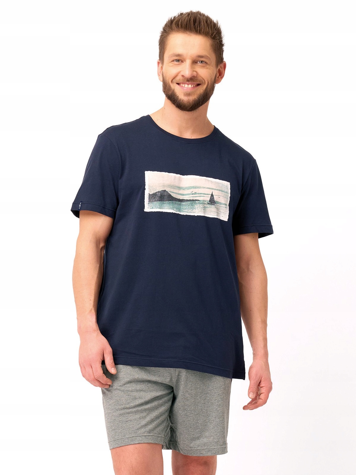 Pánské Pyžamo Mns 606 Kr XXL, tmavě modré