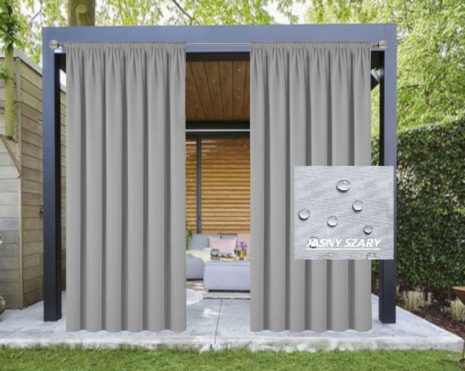 ZASŁONY TARASOWE 155 X 230 CM OGRODOWE ALTANA Kod producenta 12344321