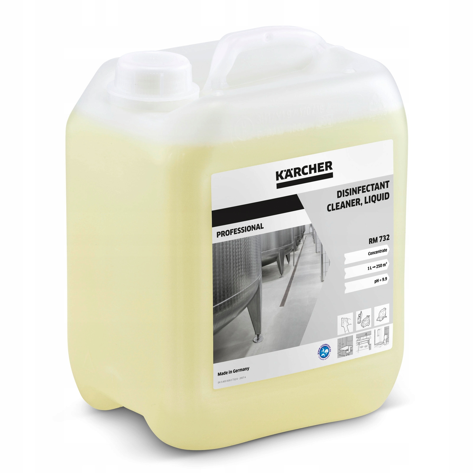 Čistící a dezinfekční přípravek Rm 732 Karcher 6.295-596.0