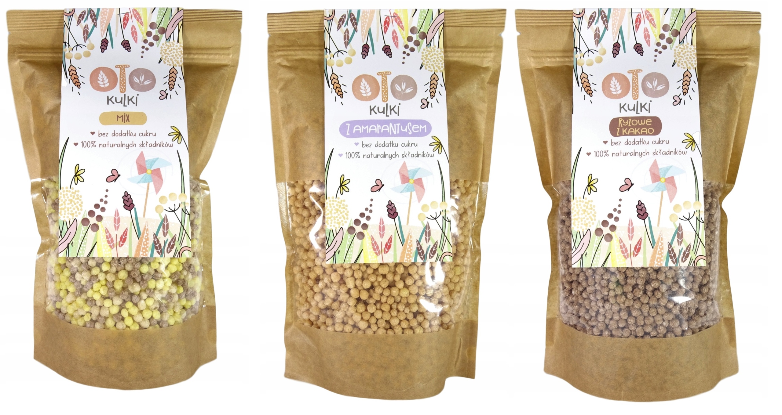 OTOLANDIA ZESTAW PŁATKI KULKI MIX 3PAK