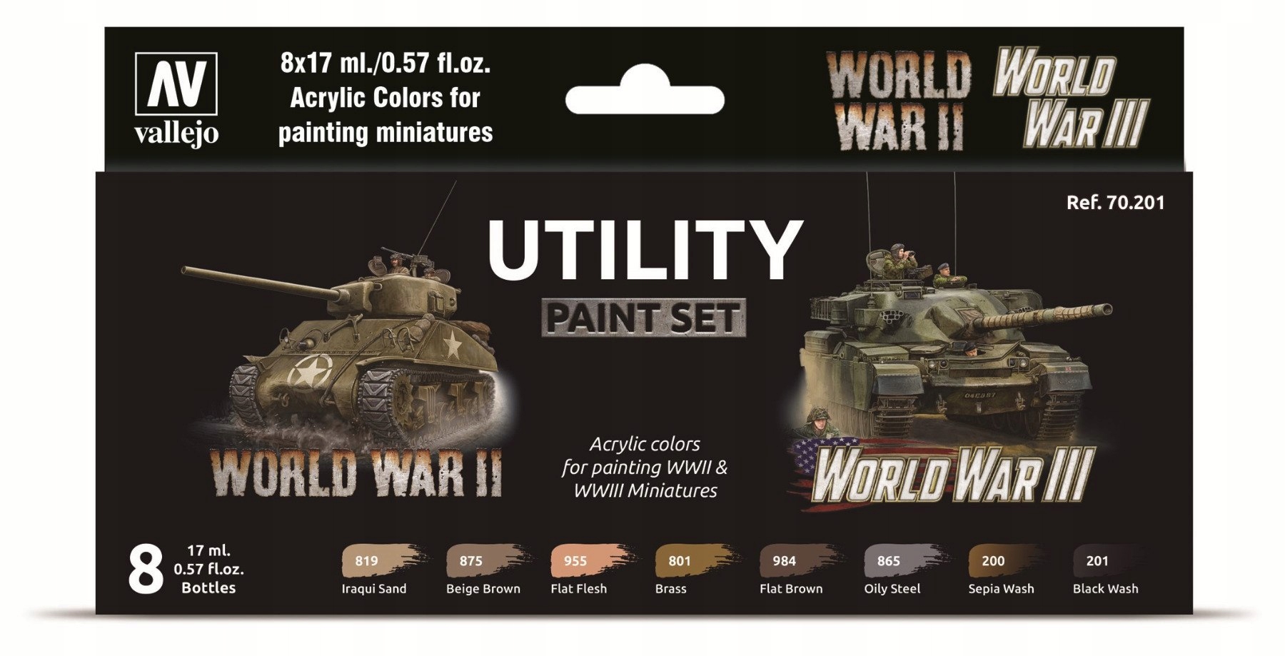 Vallejo 70201 Stavebnice Model Color World War II