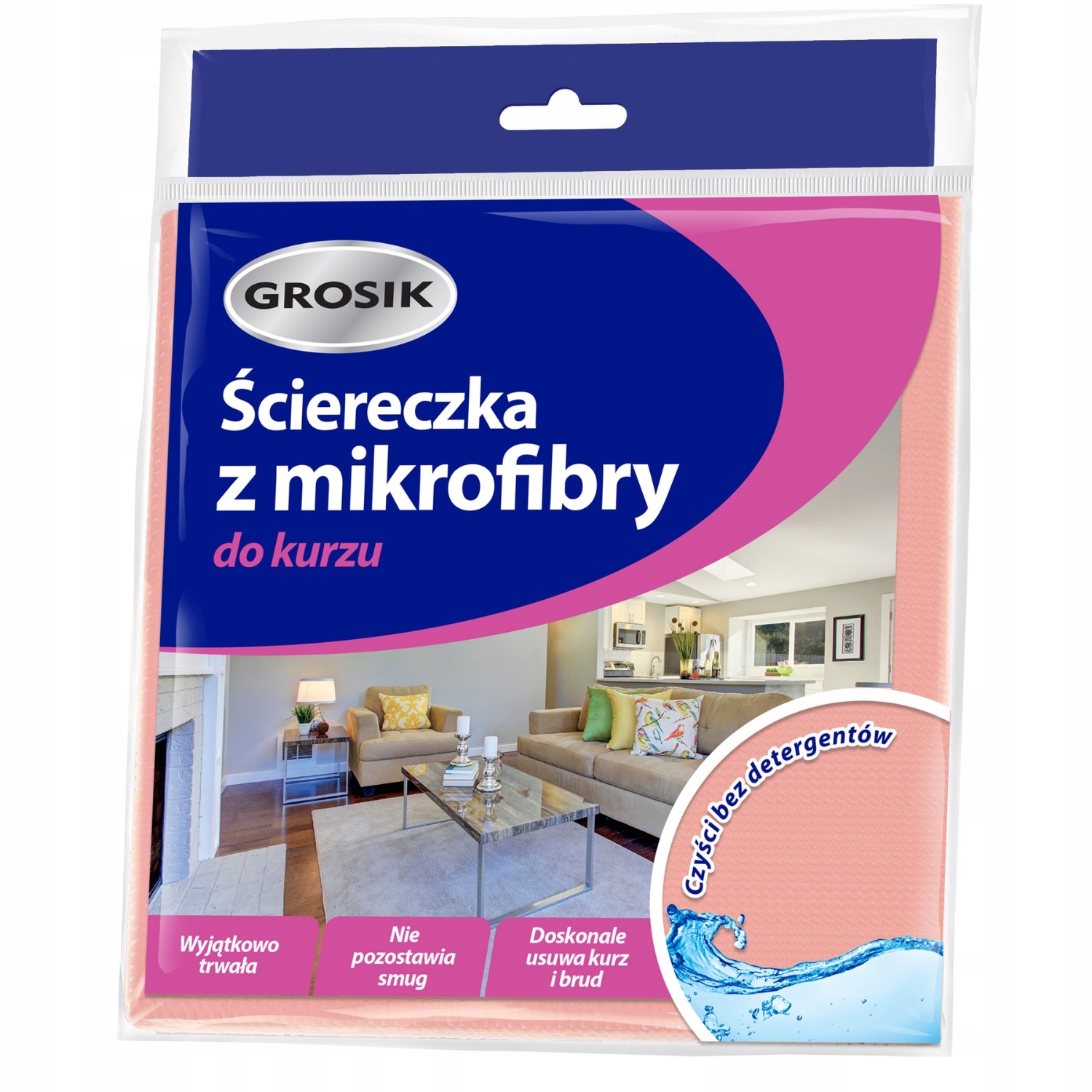 

Grosik Ściereczka Z Mikrofibry Do Kurzu Brudu