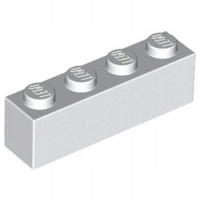 

Lego Klocek 1x4 1szt Biały 3010 301001 N