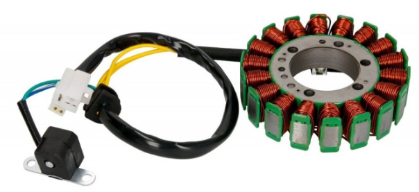 ISKROWNIK/STATOR/ALTERNATOR + IMPULSATOR Quad Linhai V-TWIN 520/550/600cc