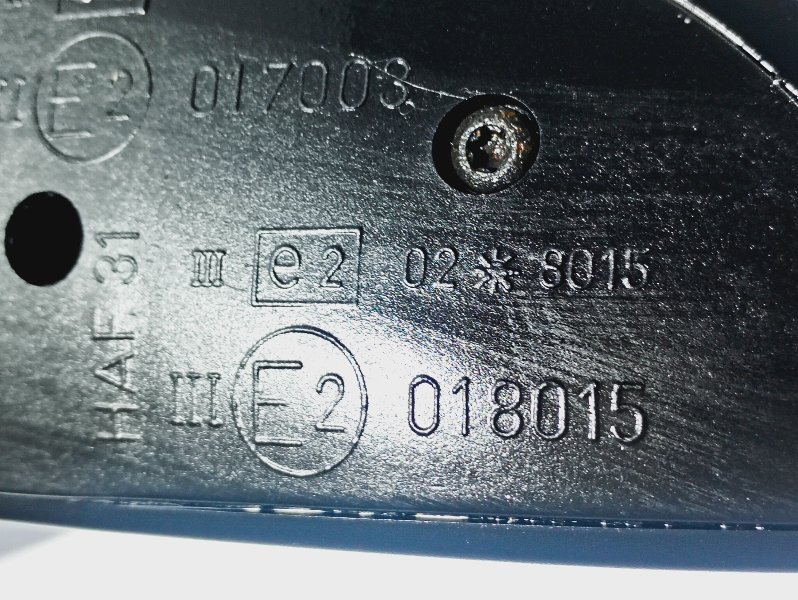 mirror left manually OE E2018015 kod lakieru EZR Peugeot 206 plus + 09-12