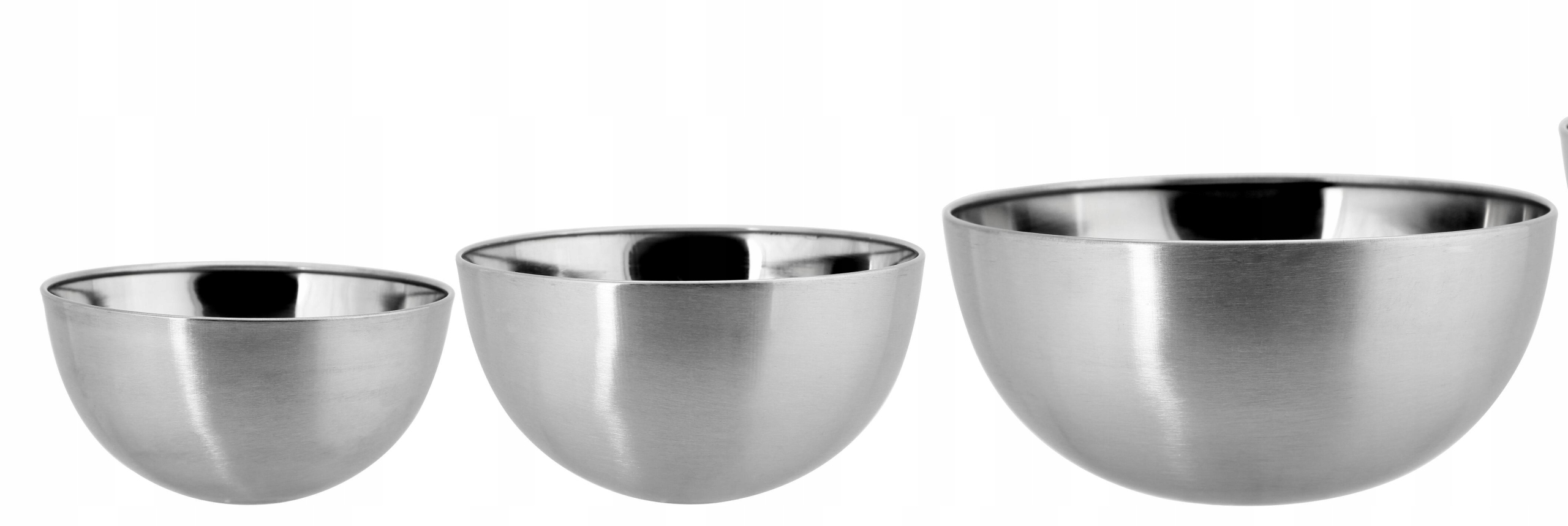 

Miska salaterka nierdzewna Satin 15, 20, 24 cm