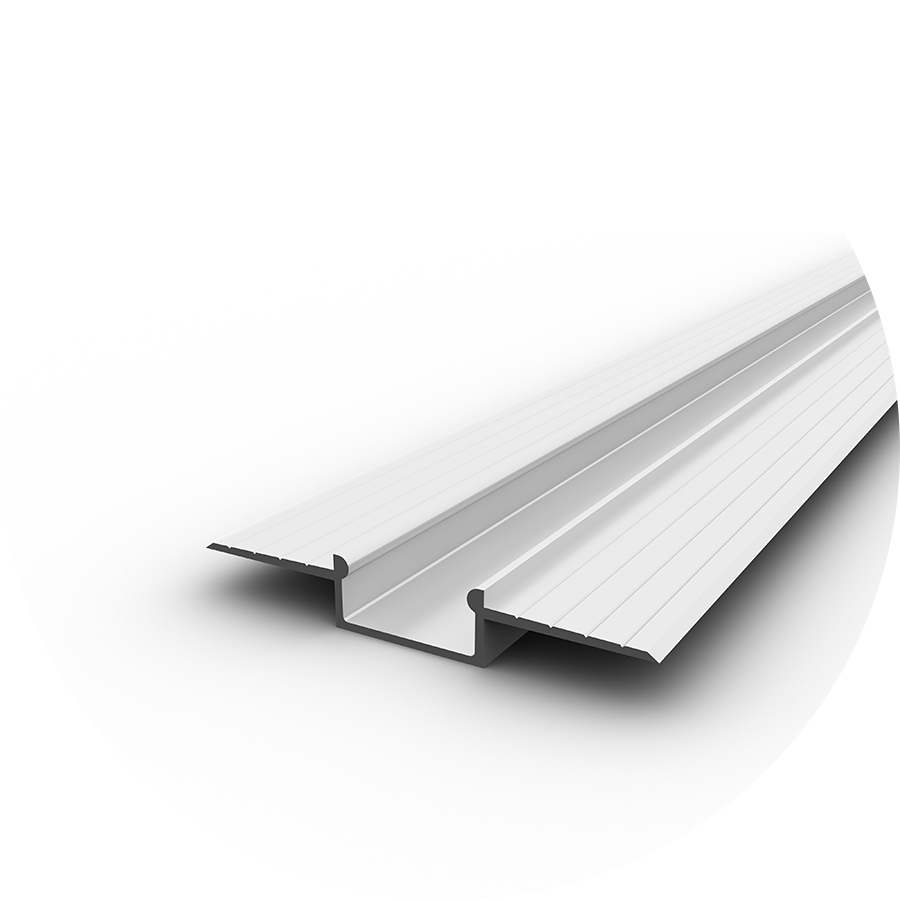 Profil LED P6-3 biały wpuszczany płytki do GK 1m