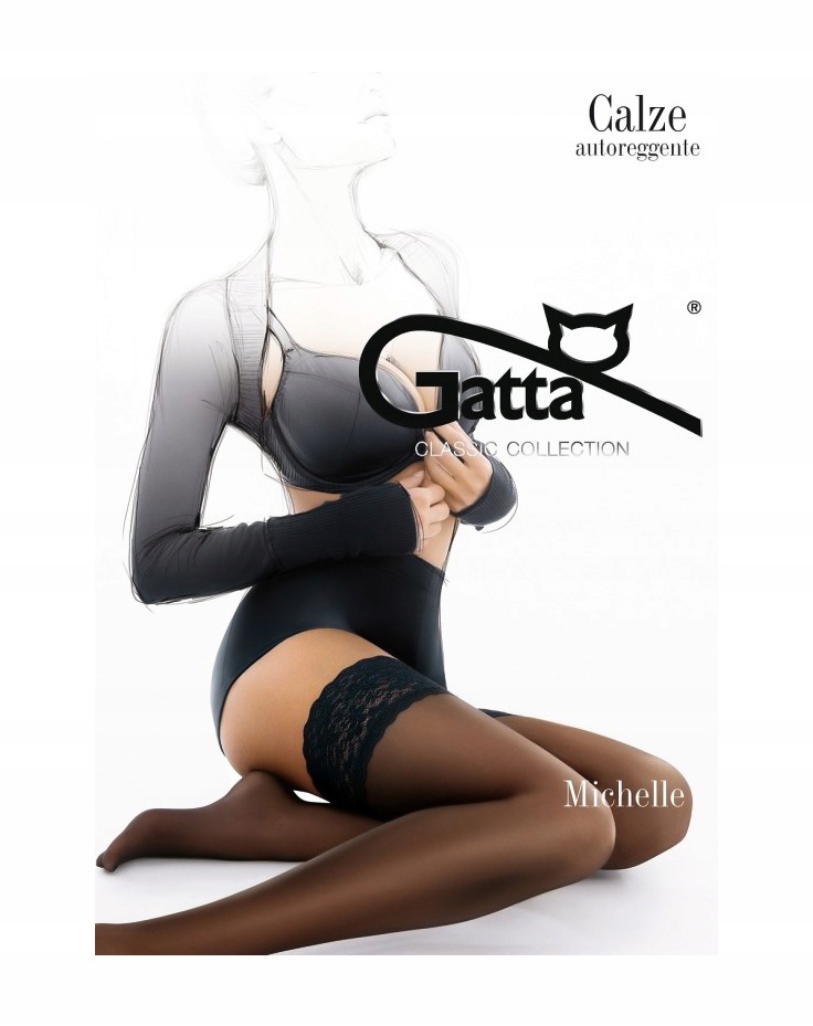 POŃCZOCHY Z KORONKĄ GATTA MICHELLE 01 r 1/2 Rozmiar 1/2