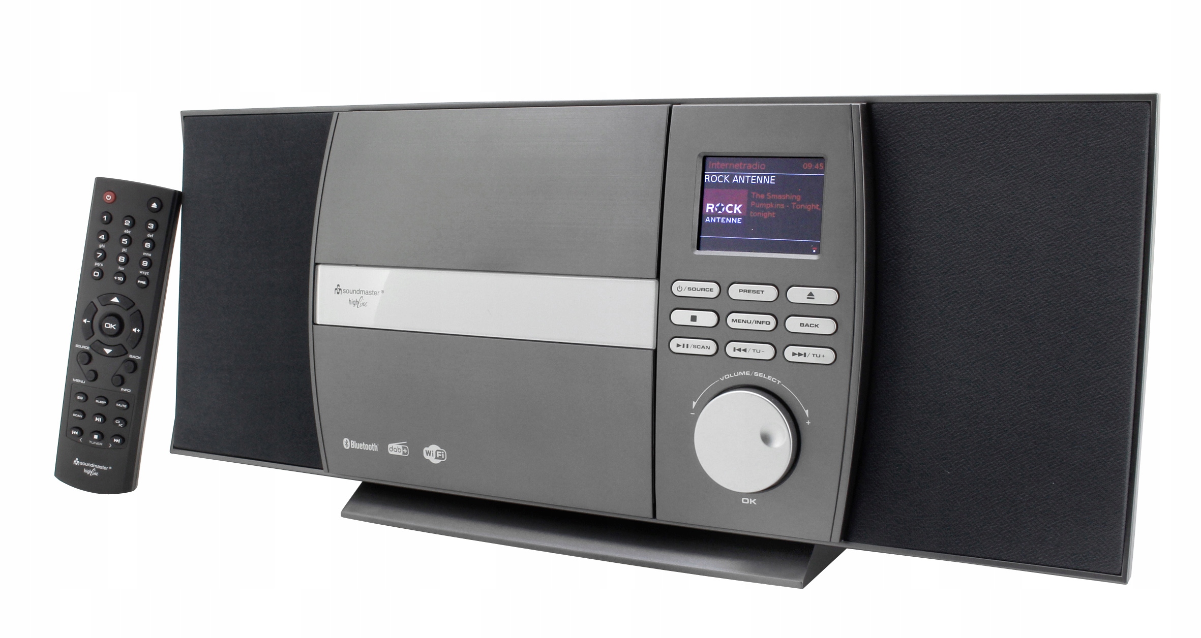 Головное устройство SOUNDMASTER ICD1010 Bluetooth, Wi-Fi черный