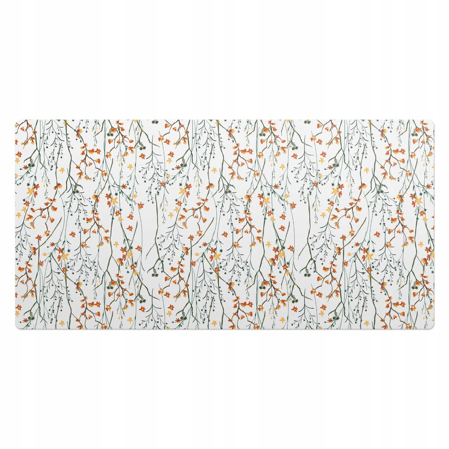 Ochranná podložka na stůl s motivem podzimu s květinami a větvičkami 100 x 50 cm