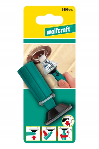 

Przyssawka do demontażu żarówek halogen Wolfcraft
